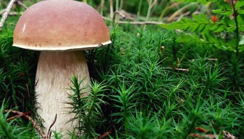 В лесу в Алтайском крае нашли гигантский белый гриб