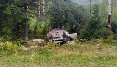 Житель Республики Алтай разбился на угнанном автомобиле