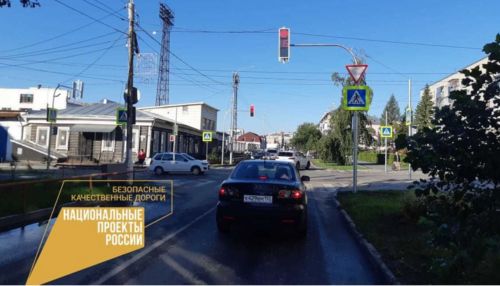 Два новых светофора установили в центре Барнаула