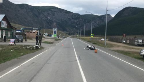 На Алтае 12-летний пассажир мотоцикла получил травмы в ДТП