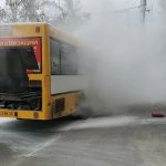 В Барнауле загорелся автобус с пассажирами - никто не пострадал