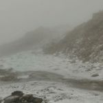 Первый снег выпал на известном горнолыжном курорте Шерегеш