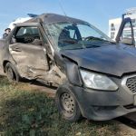 Серьезная авария произошла возле ТРЦ Арена в Барнауле
