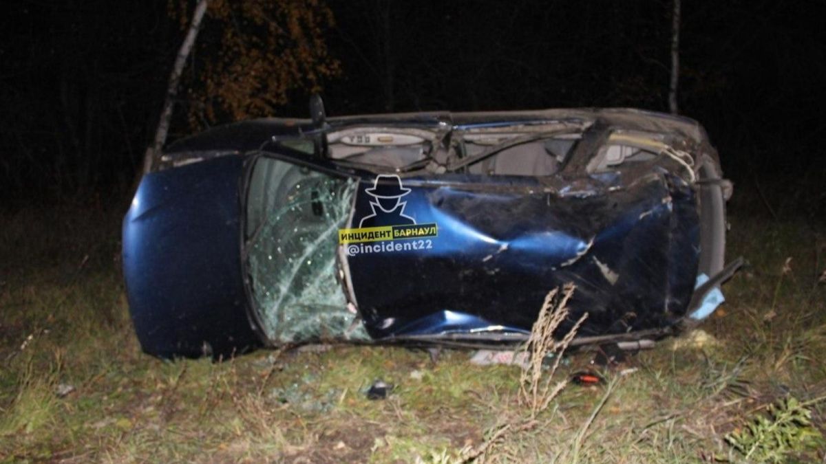 Неопытный водитель погиб в ночном ДТП на трассе Калманка-Лебяжье 