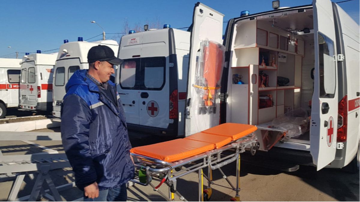 Алтайский край получил еще 29 машин скорой помощи 