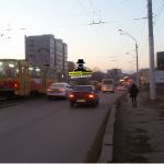 В Барнауле встали трамваи из-за отказа пассажирки надеть маску
