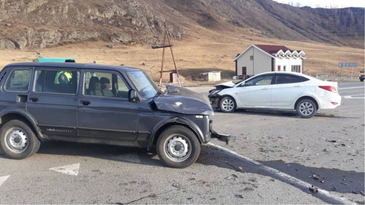 Пожилой житель Алтайского края пострадал в ДТП на Чуйском тракте