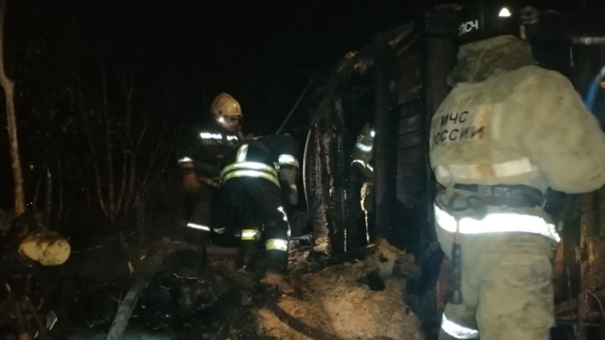 В Барнауле в заброшенном здании при пожаре погибли трое человек 