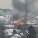 Пожарные ликвидировали горение на территории колонии в Барнауле