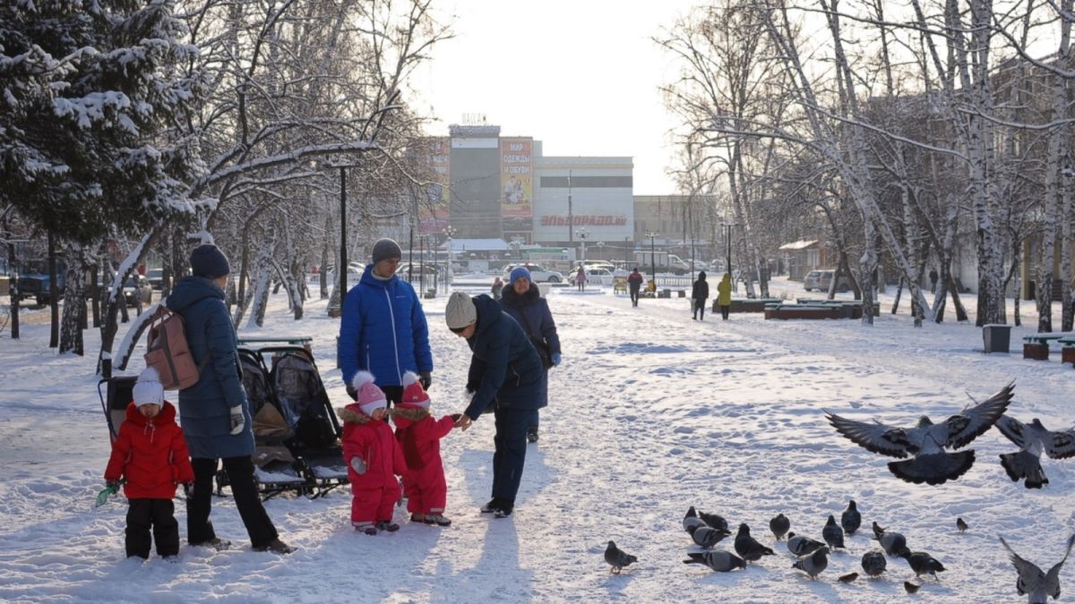 Мороз и солнце: в выходные в Алтайском крае установится ясная холодная погода 