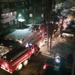 В Барнауле спасли человека из горящего подвала пятиэтажки