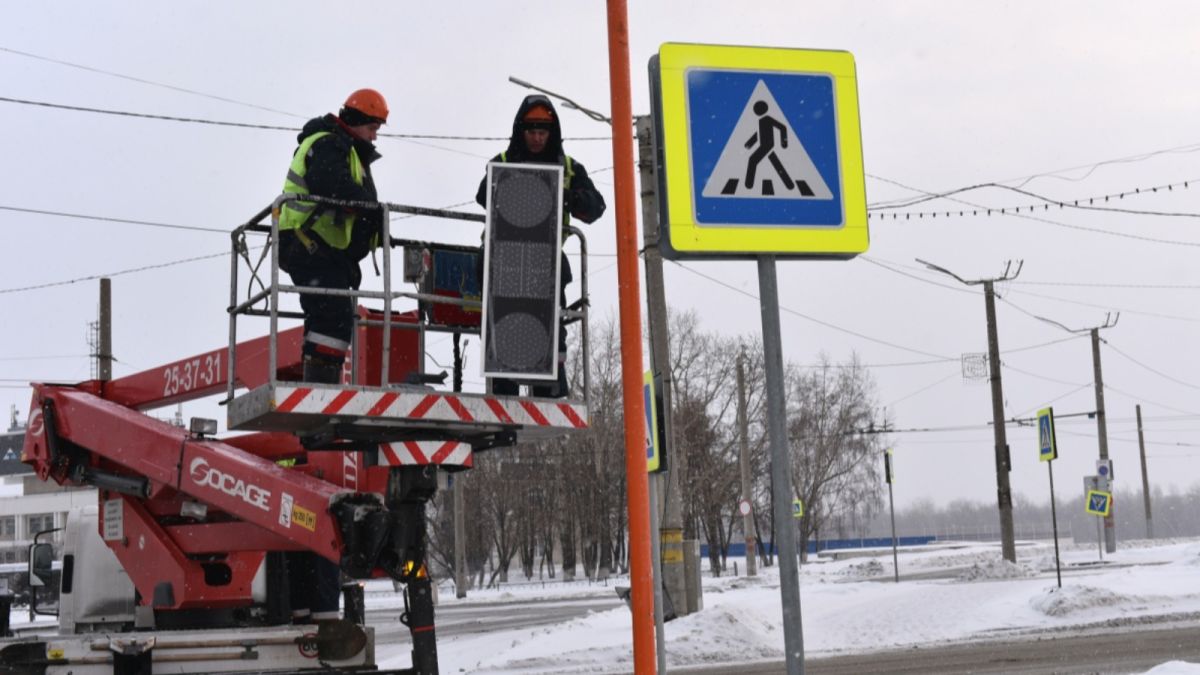 За 2020 год в Барнауле установили 11 новых светофорных объектов