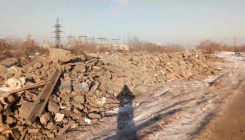 В Барнауле ликвидировали незаконную свалку около ТЭЦ-3