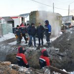 Глава Барнаула проконтролировал работы по устранению аварии на теплосетях
