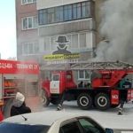 В Барнауле произошел пожар в подвале жилого дома