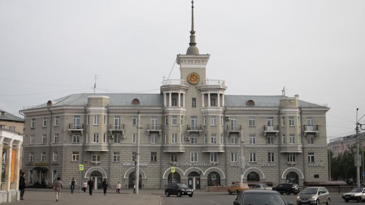 Площадь Октября в Барнауле