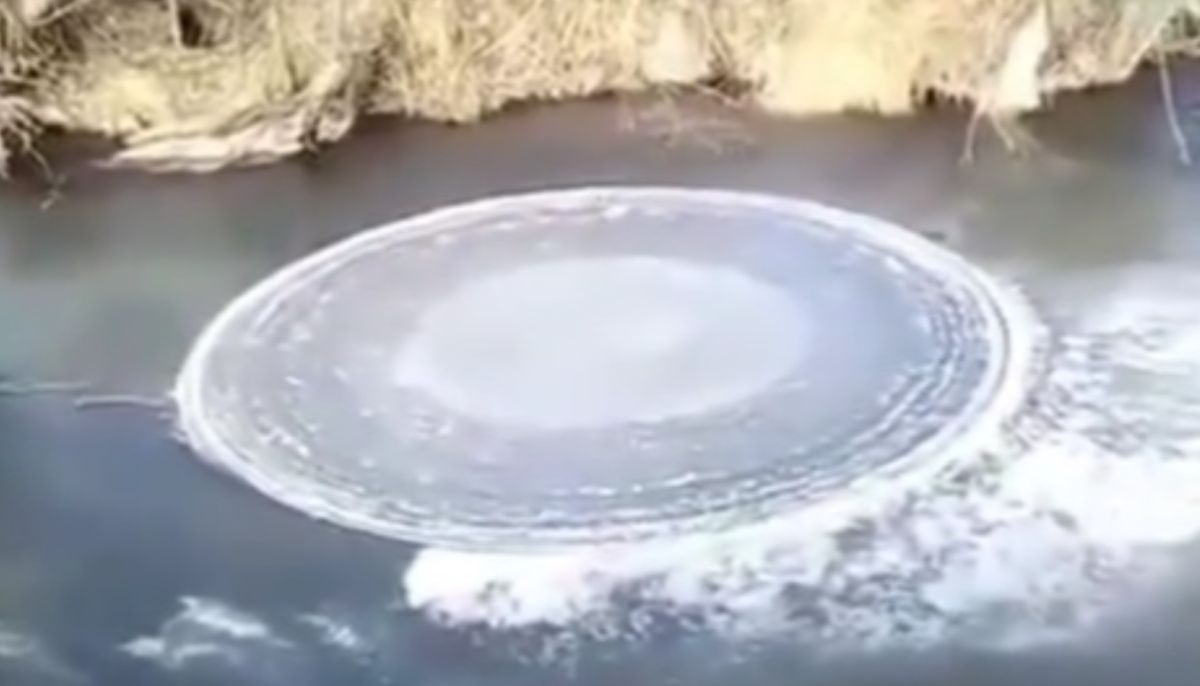 Загадочные круги на воде
