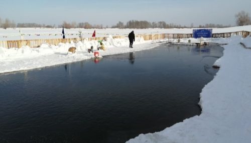 В Барнауле появилась еще одна прорубь для крещенских купаний