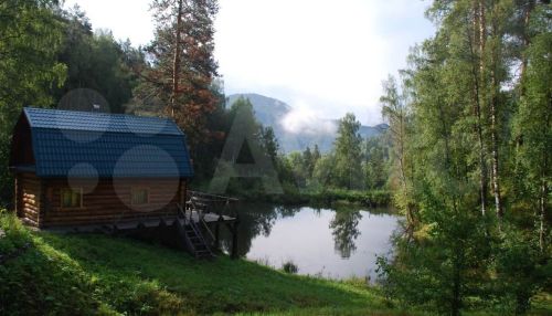 Уединенную усадьбу в горах с форелевым озером продают в Алтайском крае