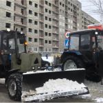 Мэр Бийска приехал на забастовку автобусников с трактором