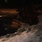 Две машины в хлам: под Барнаулом произошла жесткая авария