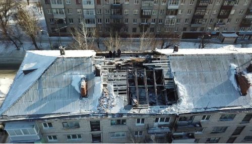 Снег на крышах Барнаула ищут с помощью беспилотников