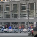 Полиция устроила световое шоу в центре Новосибирска