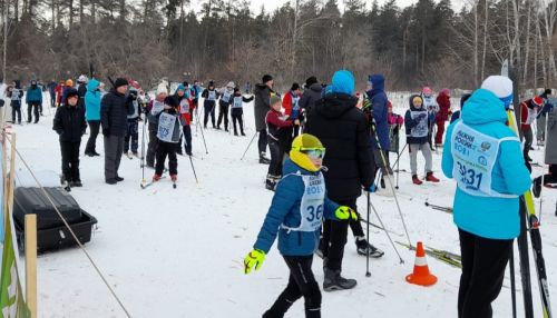 В Барнауле стартовали соревнования Лыжня России-2021
