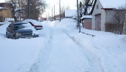 Бийчане засыпали губернатора жалобами на неубранные от снега улицы
