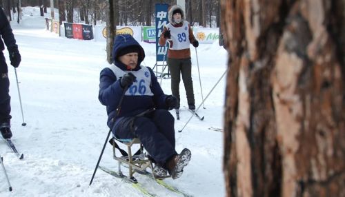 В Барнауле определили чемпионов по лыжным гонкам среди инвалидов