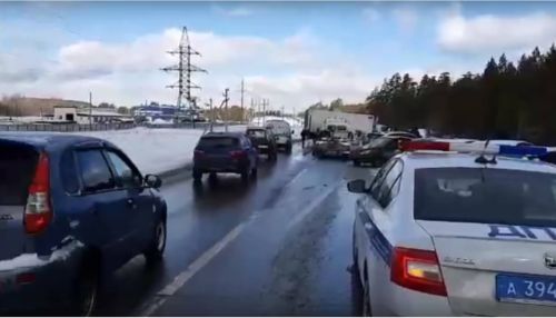 Появилось видео с места смертельной аварии под Самарой