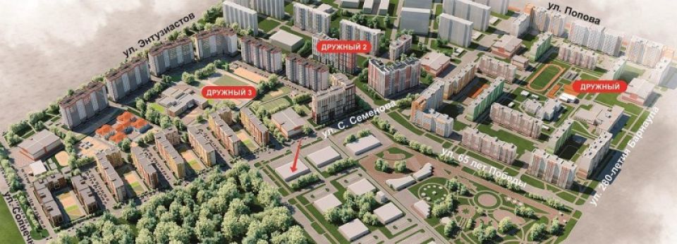 Бизнес-центр с террасой на крыше построят в Барнауле
