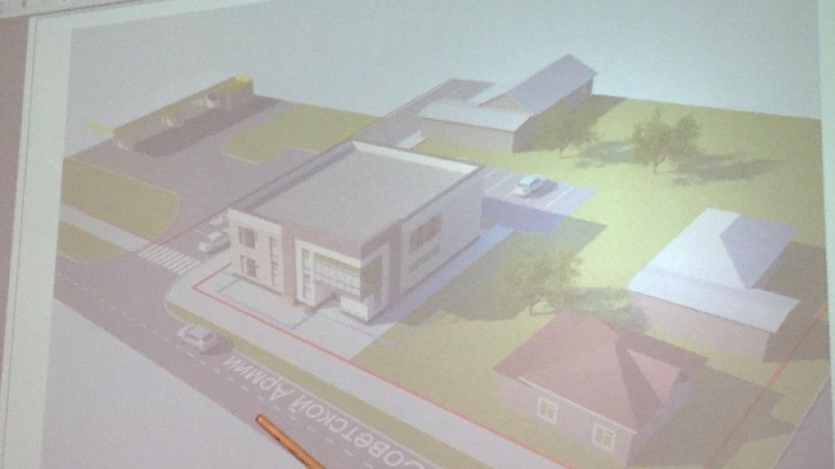 Эскизный проект магазина на ул. Советской Армии