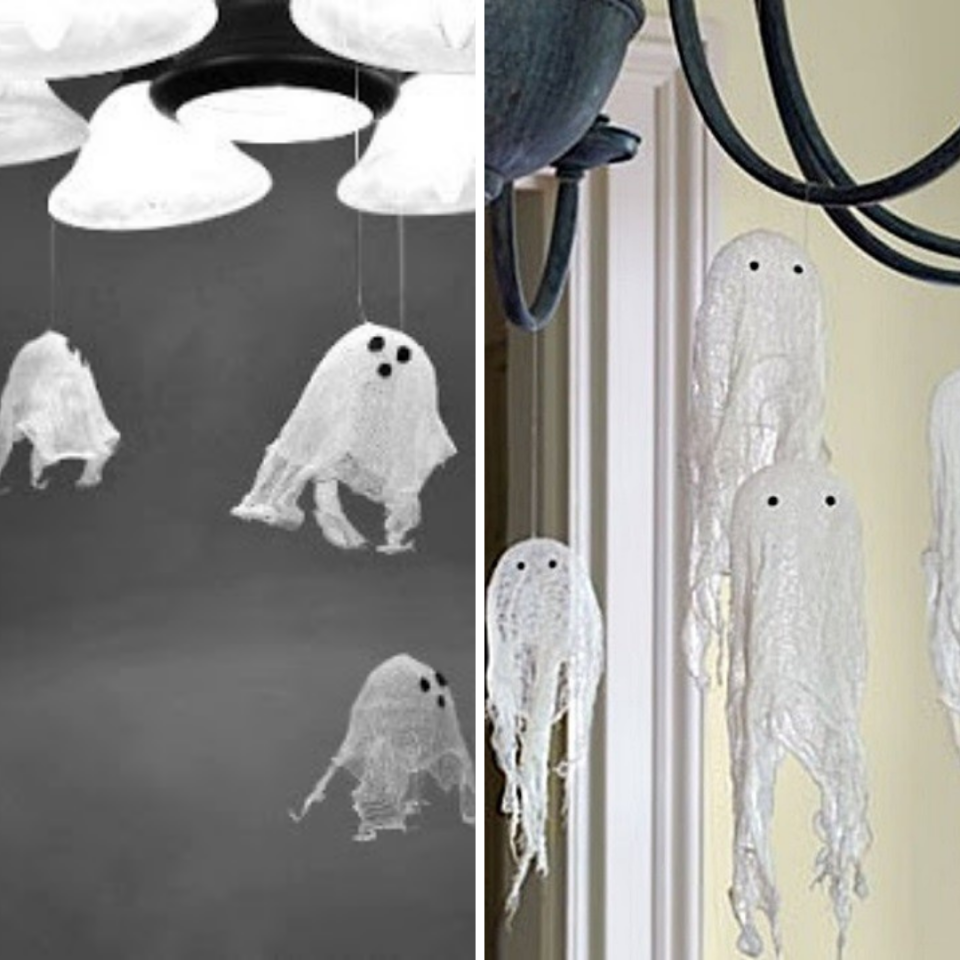 Привидения из марли и мыши из картона: как украсить дом к Хэллоуину