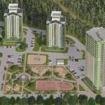 В Барнауле построят микрорайон со своим фонтаном и просторным паркингом