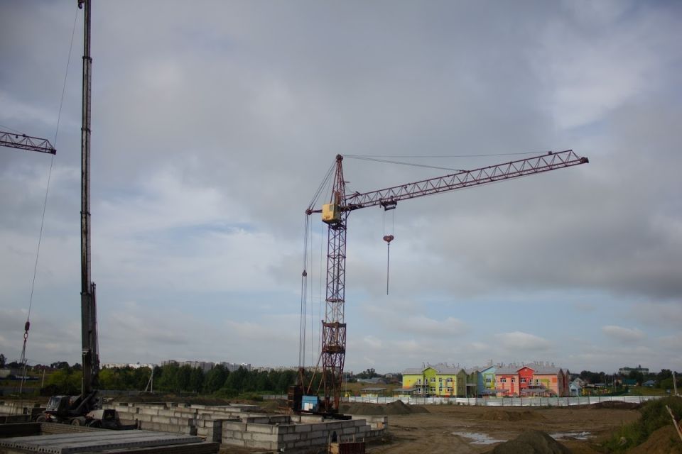Строительство школы в Новоалтайске на ул. Индустриальная, 2/1. 2020 год