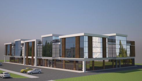 Новый бизнес-центр появится возле строящейся поликлиники в Барнауле