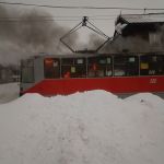 В Бийске у трамвая с пассажирами на ходу загорелся салон