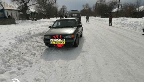 В Алтайском крае женщина-пешеход угодила в два ДТП подряд