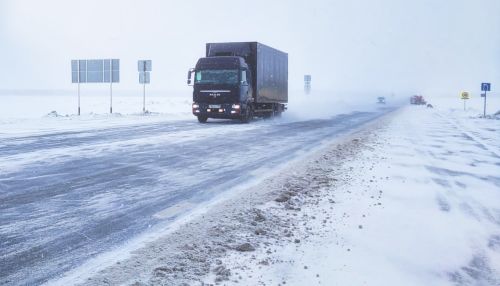 В Алтайском крае открыли дороги после мощного шторма