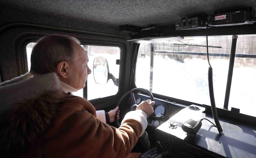 Владимир Путин на отдыхе в тайге Фото:kremlin.ru