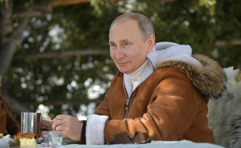 Владимир Путин на отдыхе в тайге Фото:kremlin.ru