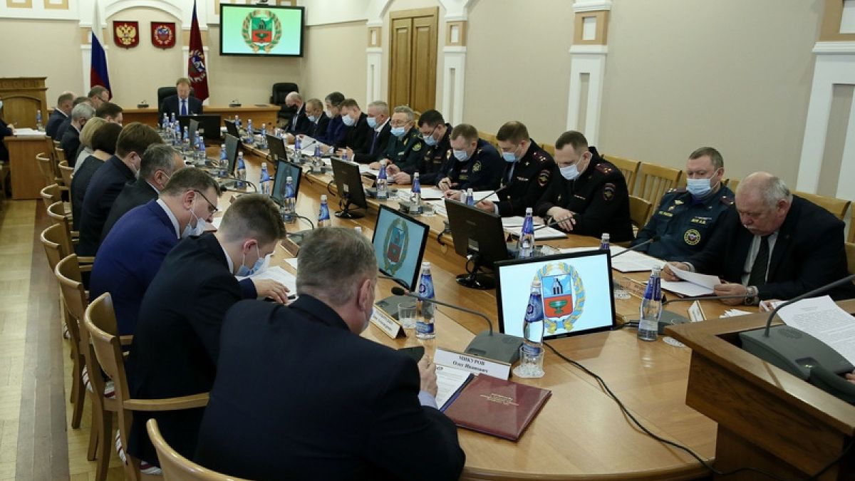 Заседание антинаркотической комиссии Алтайского края