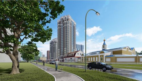 Застройщик показал проект гигантского ЖК за Сити-центром в Барнауле