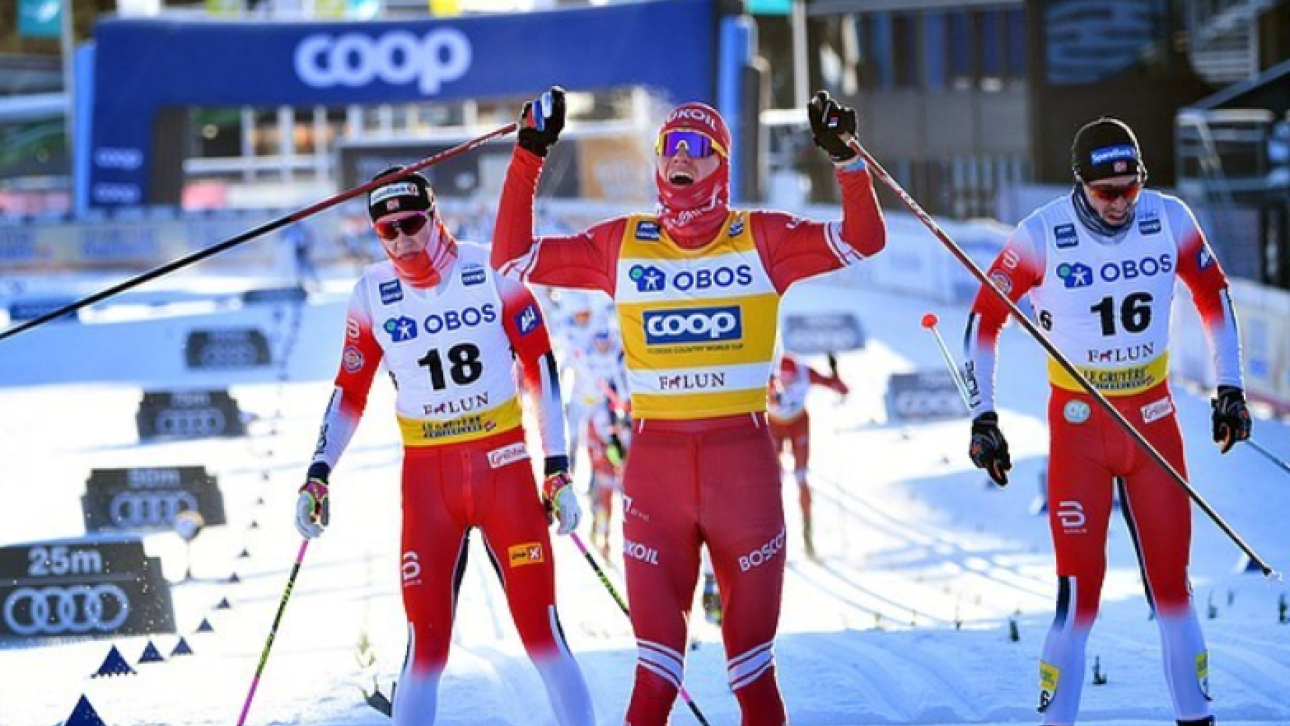 Лыжные гонки кубок россии 15 км. Йоханнес Клэбо 2021. Клэбо и Большунов.
