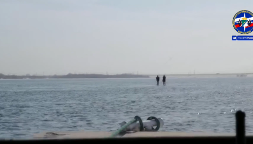 Плывущих на льдине подростков спасли в Новосибирске