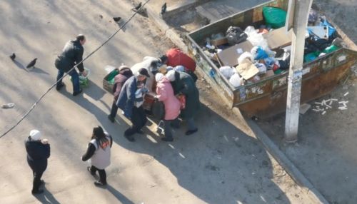 В Воронеже люди подрались у мусорки за просроченные продукты
