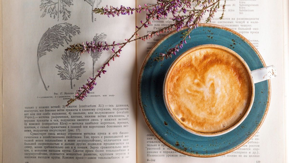 Цветы. Книга. Кофе