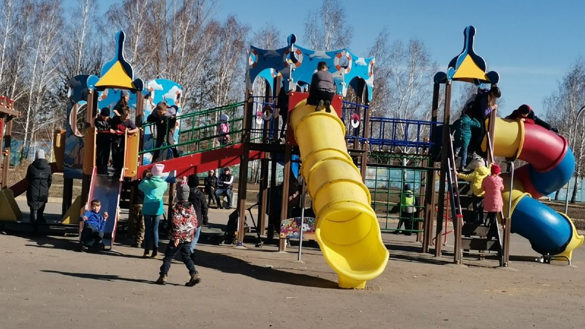детская площадка в Рубцовске