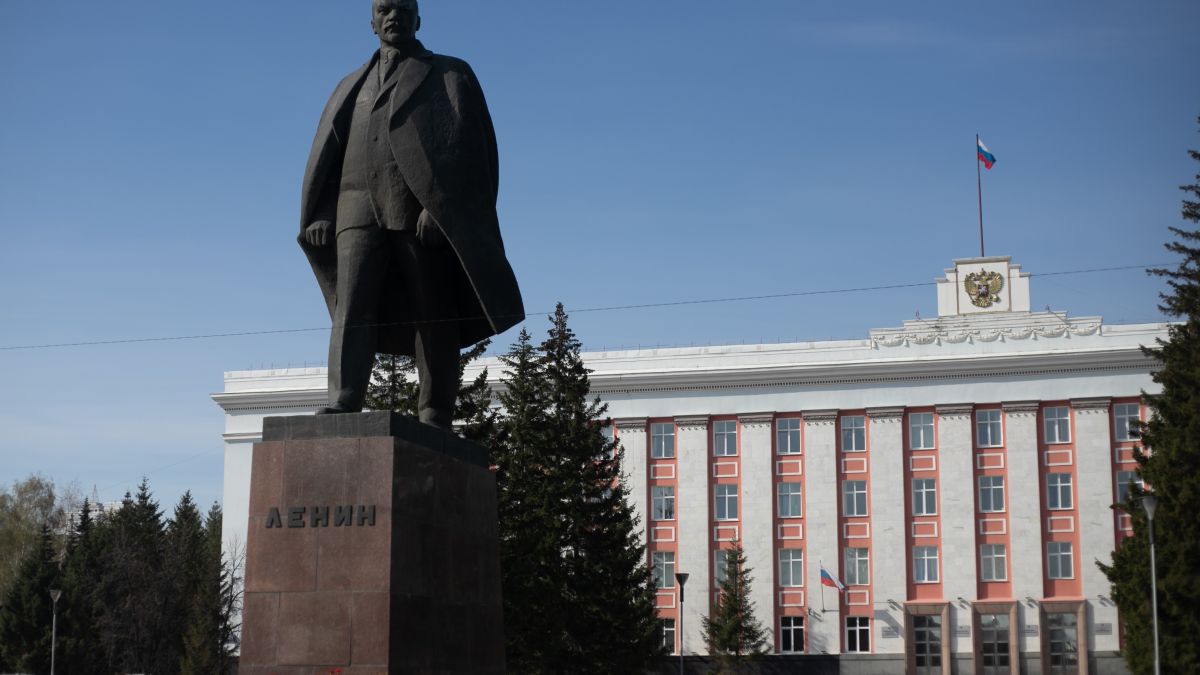 Памятник Ленину. Барнаул